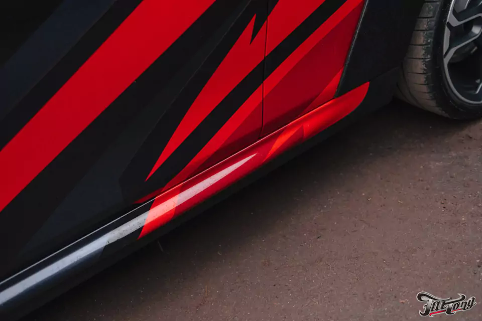 Оклеили в дизайн Mini Cooper GP